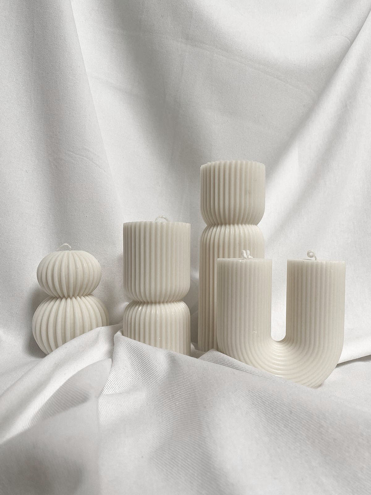 Świeca sojowa N°2 + N°3 – Pillar S+L - zestaw - obrazek 2