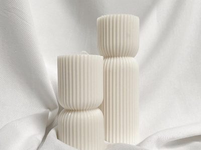 Świeca sojowa N°2 + N°3 – Pillar S+L - zestaw